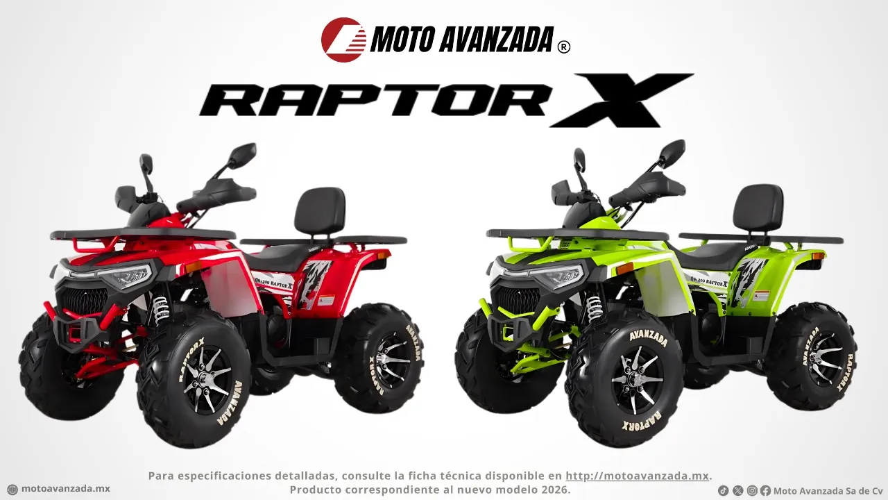 CUATRIMOTO AVANZADA RAPTOR X